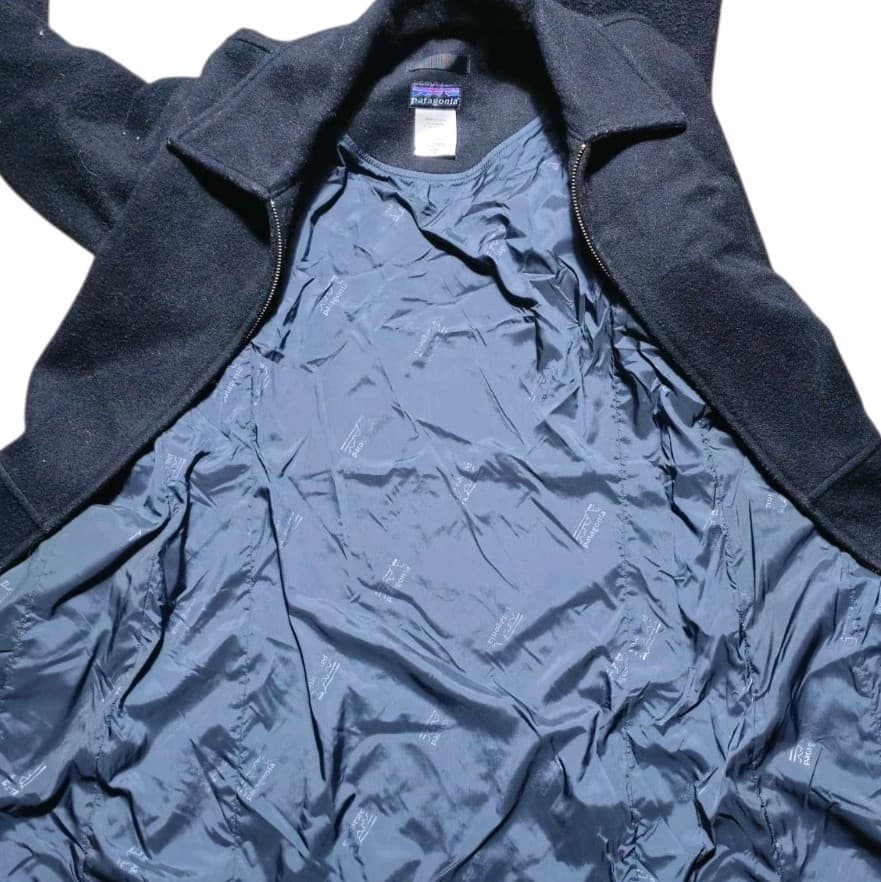 Patagonia Worn Wear Women's Black Metro Wool Jacket Size 4 - Thumbnail 12