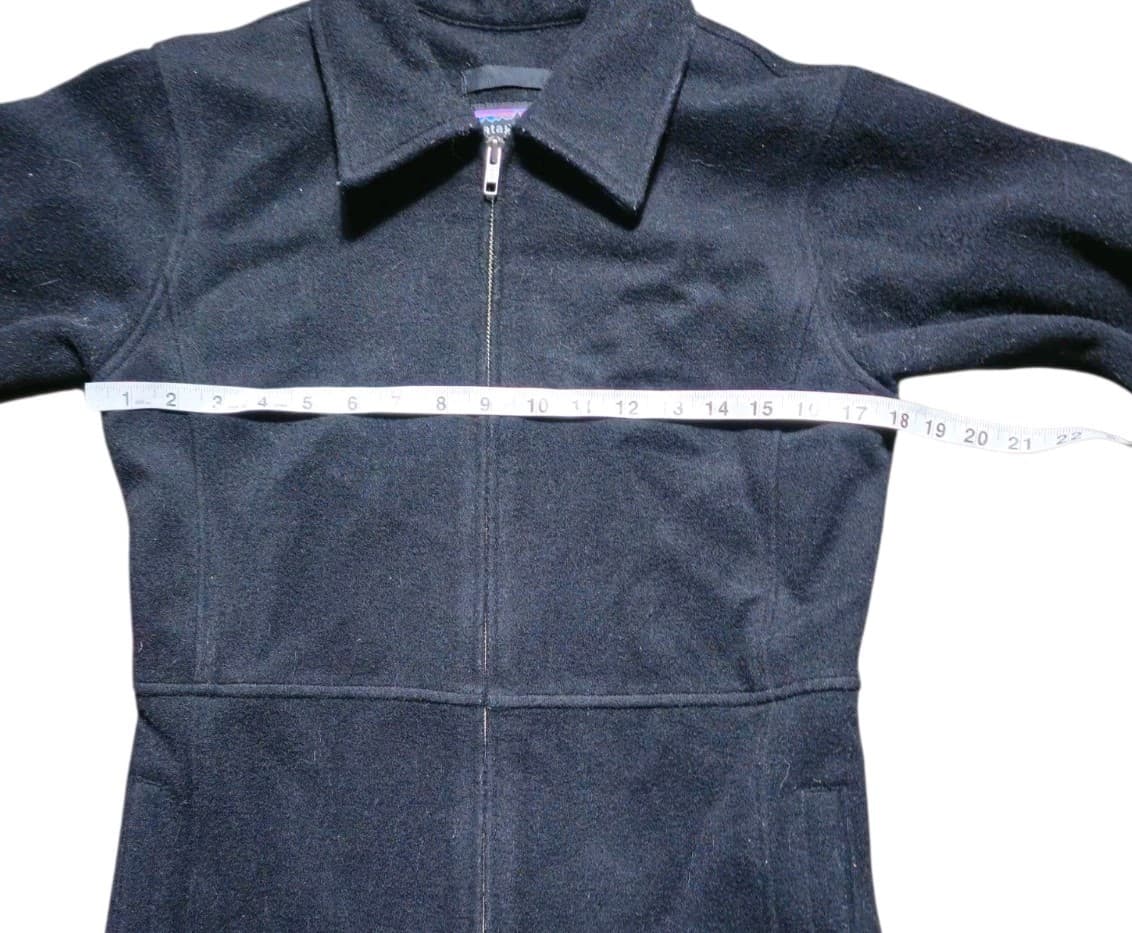 Patagonia Worn Wear Women's Black Metro Wool Jacket Size 4 - Thumbnail 10
