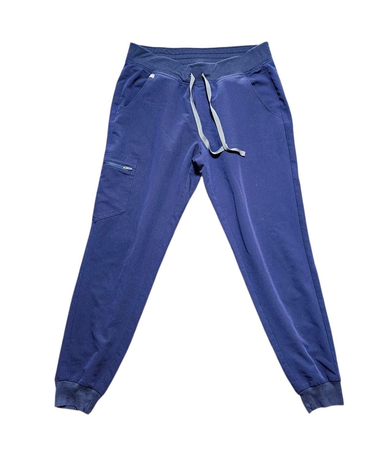Figs Scrub Pants Womens Medium Blue Zamora Joggers Technical Collection