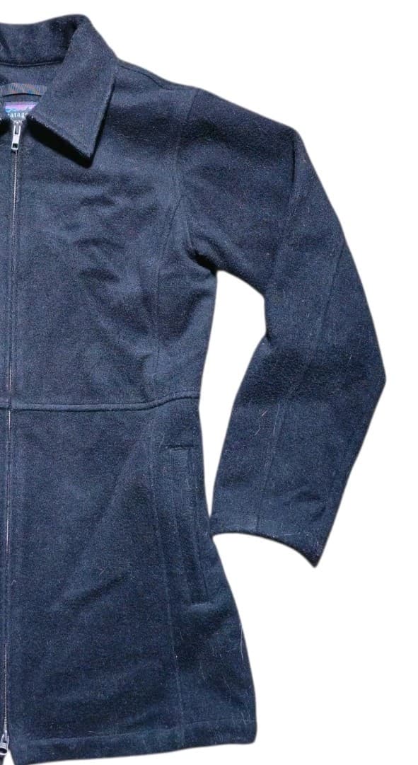 Patagonia Worn Wear Women's Black Metro Wool Jacket Size 4 - Thumbnail 6