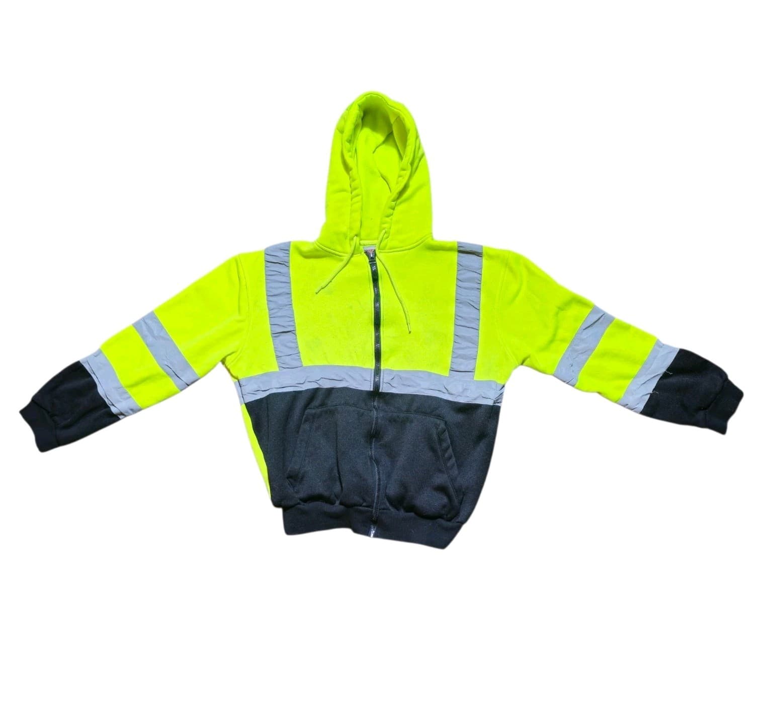 Work Ready ANSI class 3 safety Hoodie Zip Up Hi-vision - Thumbnail 2