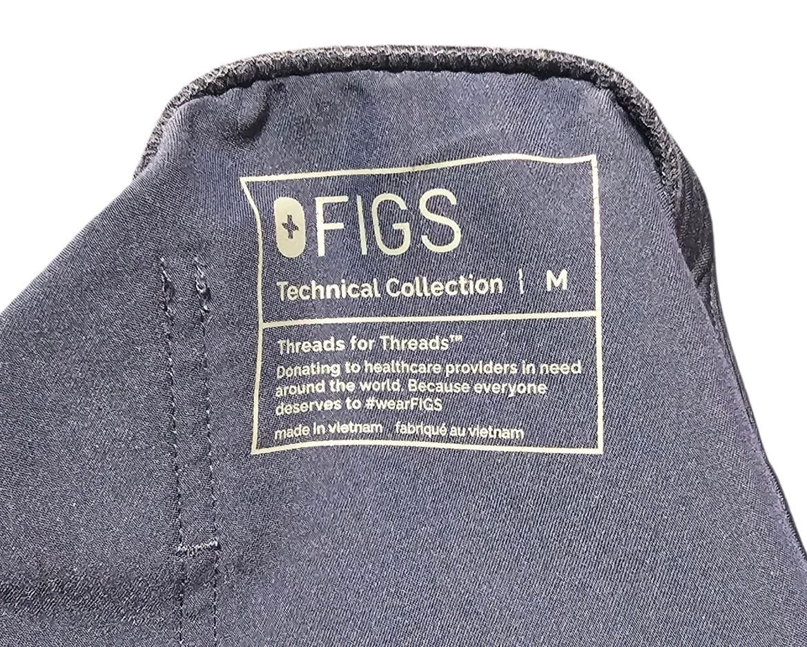 Figs Scrub Pants Womens Medium Blue Zamora Joggers Technical Collection - Thumbnail 12