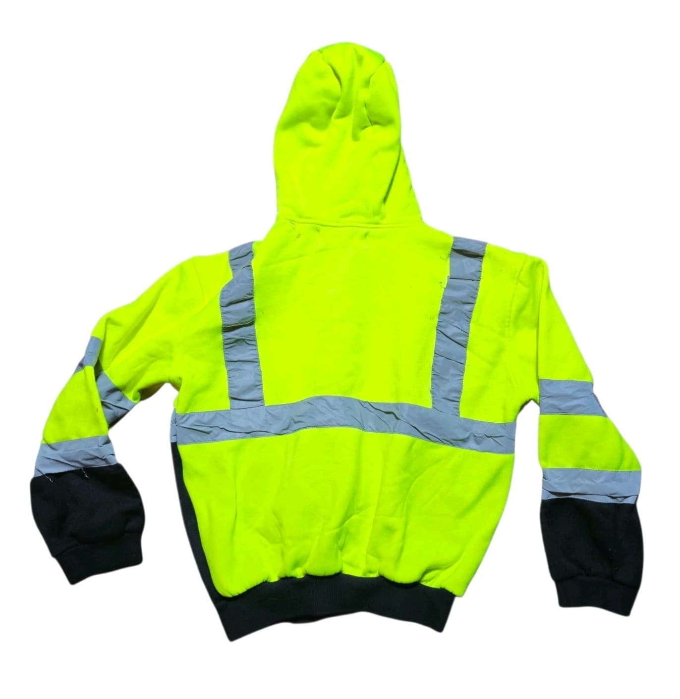 Work Ready ANSI class 3 safety Hoodie Zip Up Hi-vision - Thumbnail 5