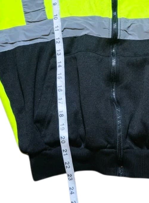 Work Ready ANSI class 3 safety Hoodie Zip Up Hi-vision - Thumbnail 7