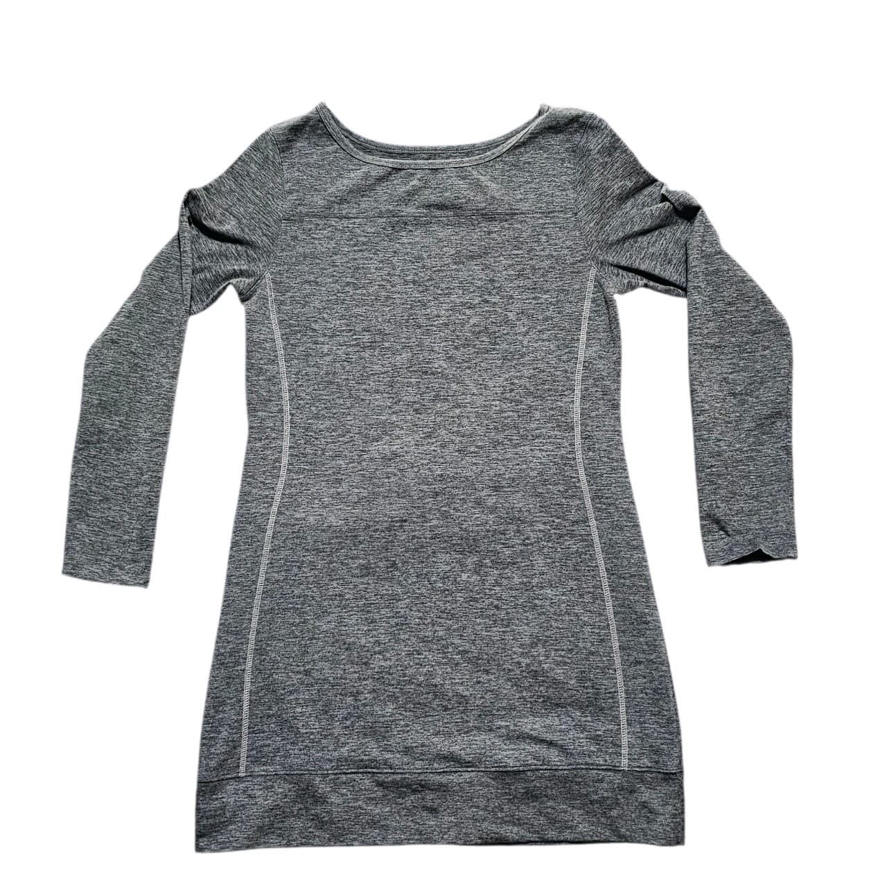 Carve Designs Womans Medium Talora Athletic Long Sleeve Dress Gray