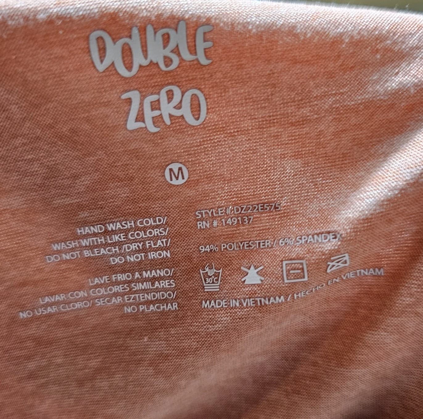 Double Zero Pink Shirt Sleeve Crop Top Womans Size Medium - Thumbnail 6