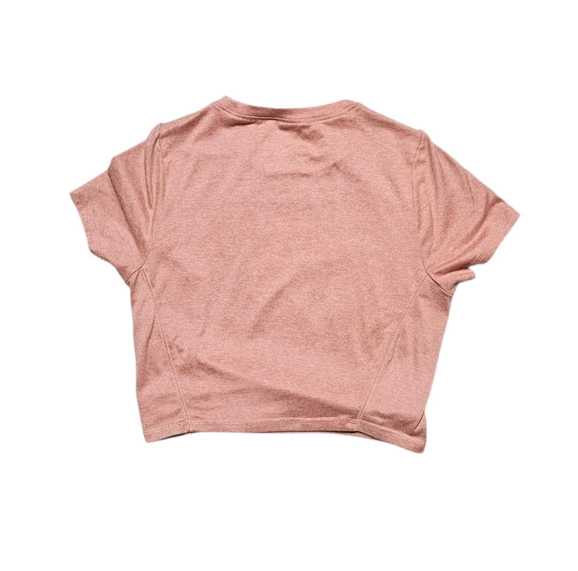 Double Zero Pink Shirt Sleeve Crop Top Womans Size Medium - Thumbnail 3