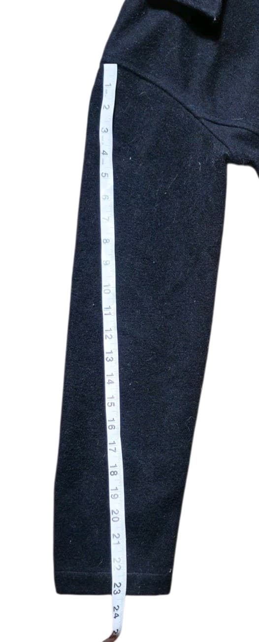 Patagonia Worn Wear Women's Black Metro Wool Jacket Size 4 - Thumbnail 11