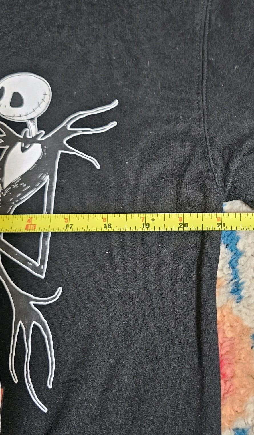 Disney The Nightmare Before Christmas Black Sweatshirt Size Large - Thumbnail 7