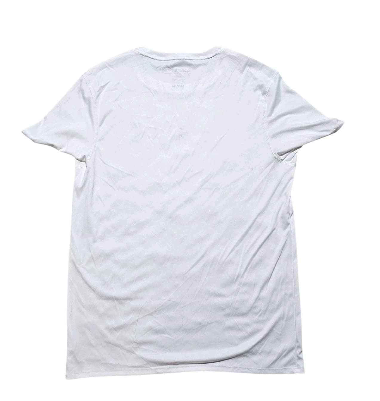 Speedo UPF 50+ Men’s Size Medium Short Sleeve White Activewear Fitted T-Shirt - Thumbnail 4
