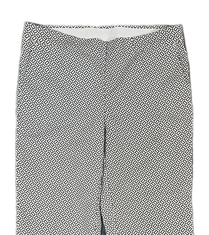 J Jill Essential Slim Ankle Pants Pull on Elastic Waist Black Gray Size 8 Petite - Thumbnail 13