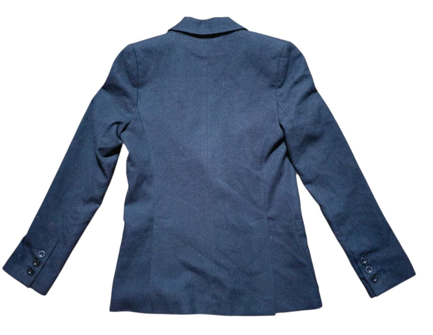 Anine Bing Quinn Blazer Woman's Size Xs Black Wool Blend Oversized Jacket - Thumbnail 7