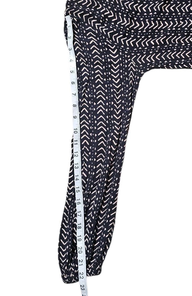 Billabong Black Tie Neck Long Sleeve Peasant Blouse Size S/P - Thumbnail 11