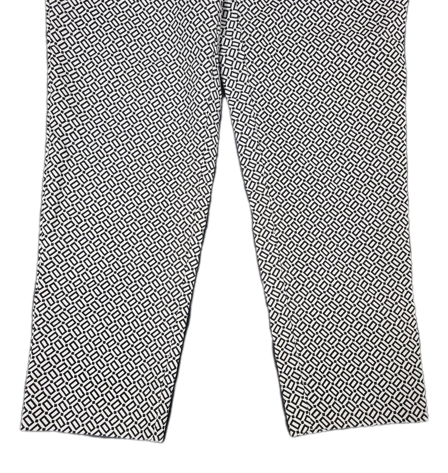 J Jill Essential Slim Ankle Pants Pull on Elastic Waist Black Gray Size 8 Petite - Thumbnail 3