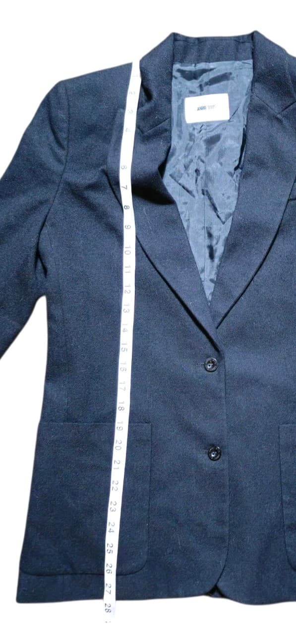 Anine Bing Quinn Blazer Woman's Size Xs Black Wool Blend Oversized Jacket - Thumbnail 9