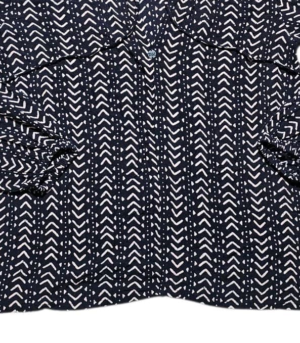 Billabong Black Tie Neck Long Sleeve Peasant Blouse Size S/P - Thumbnail 4