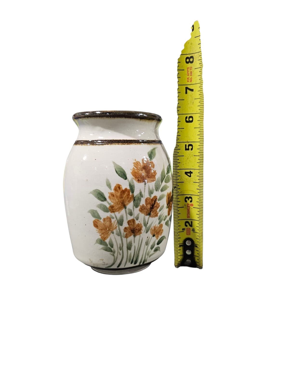 vintage pottery vase handmade - Thumbnail 4