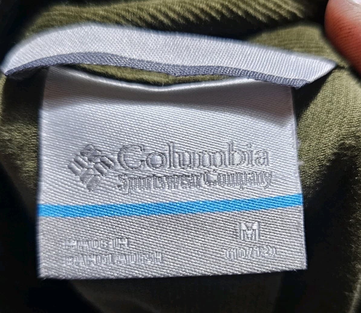 Columbia Girls Green Olive Corduroy Shirt Dress- Size Large (10/12) - Thumbnail 12