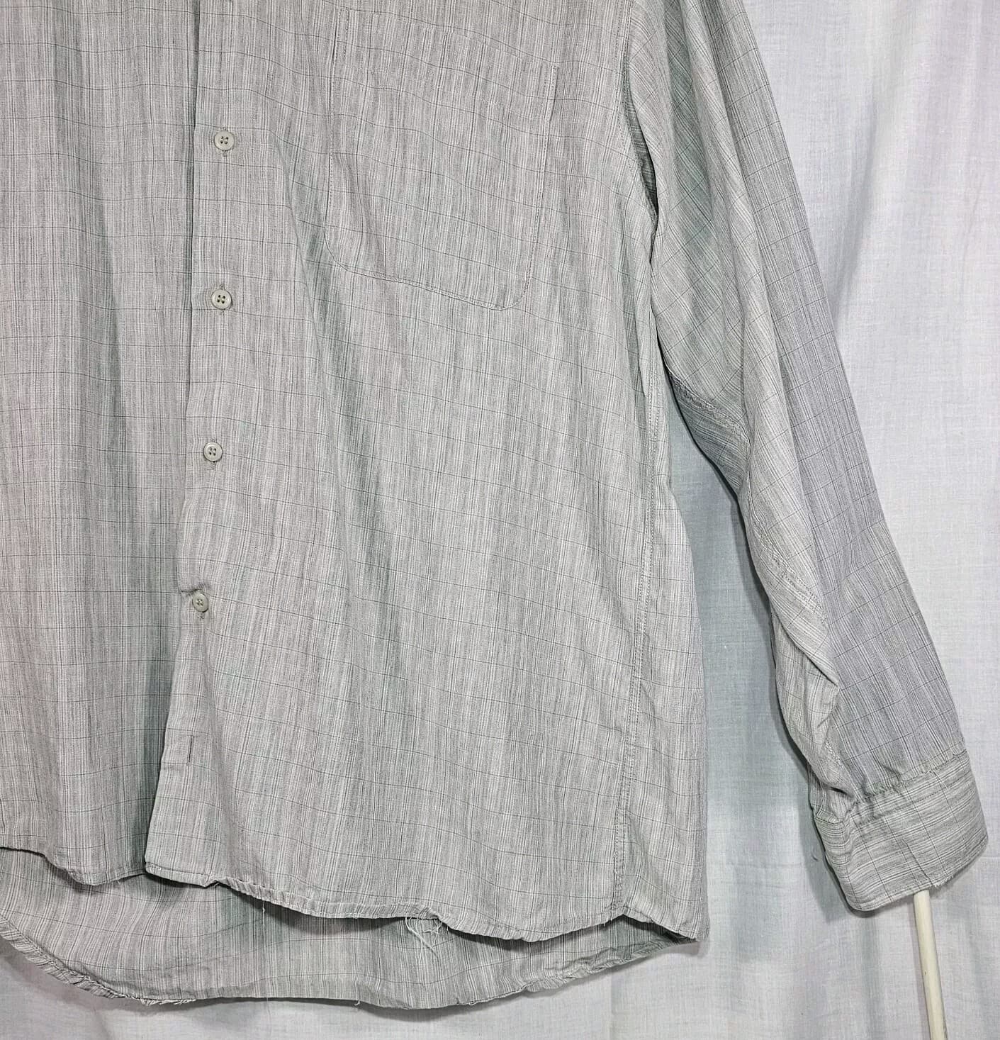 Bachrach Men's Size Medium Button Up Shirt Long Sleeve Sz Med - Thumbnail 3