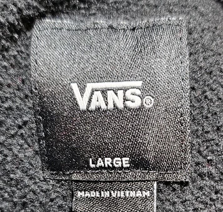 Vans Black Pullover Hooded Sweatshirt Slack And Field Mens Size Large - Thumbnail 11