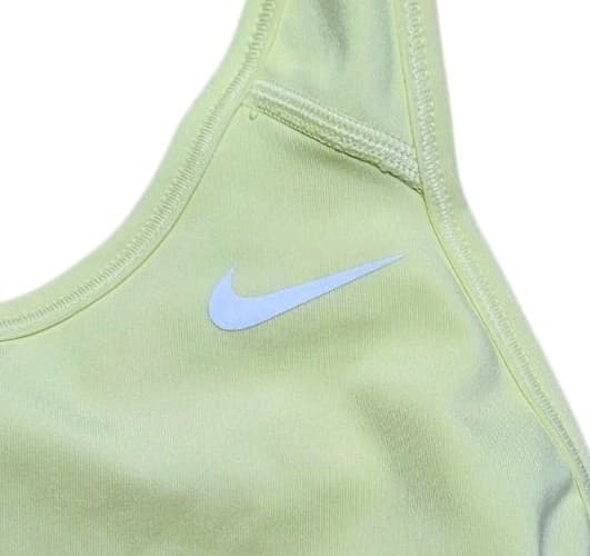 Nike Women's Dri-Fit Sports Bra Neon Yellow Green Sz S - Thumbnail 7