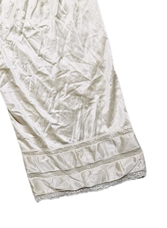 Adonna Vintage white 100% nylon petti pants/bloomers Slip size M - Thumbnail 5