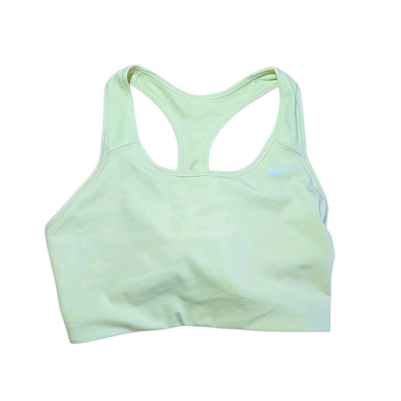 Nike Women's Dri-Fit Sports Bra Neon Yellow Green Sz S
