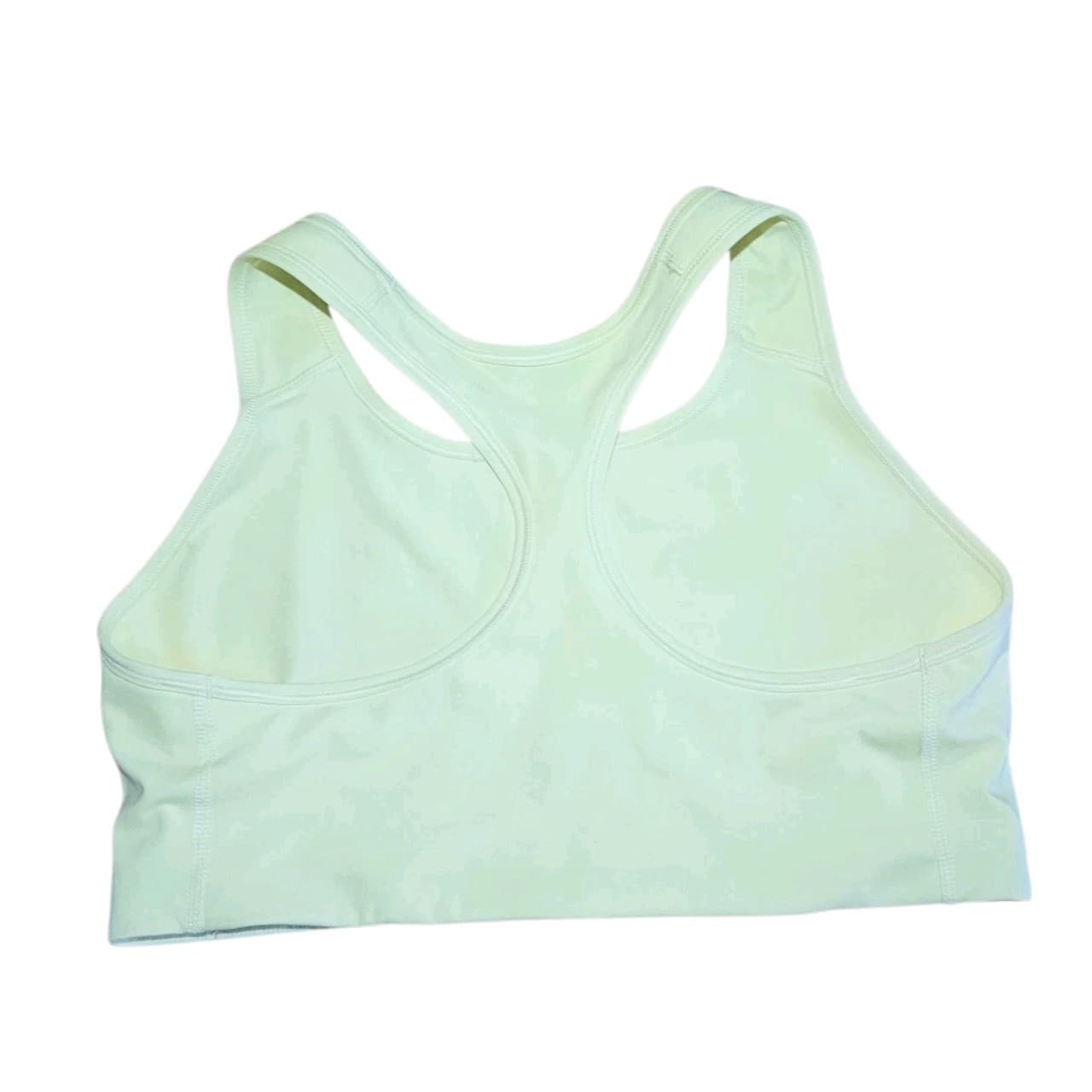 Nike Women's Dri-Fit Sports Bra Neon Yellow Green Sz S - Thumbnail 3
