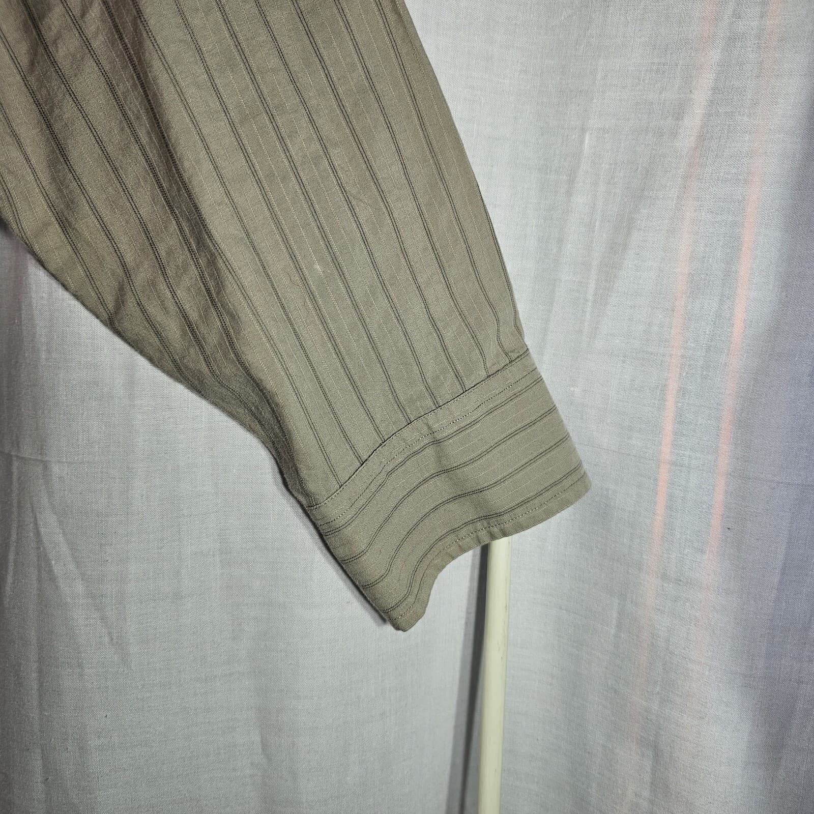 Banana Republic Dress Shirt Mens Medium Button Up Long Sleeve - Thumbnail 9