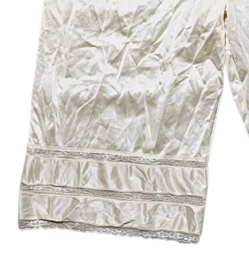 Adonna Vintage white 100% nylon petti pants/bloomers Slip size M - Thumbnail 3