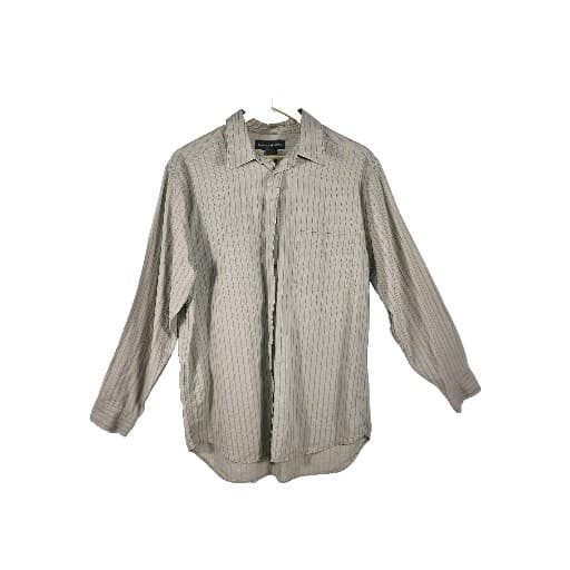Banana Republic Dress Shirt Mens Medium Button Up Long Sleeve - Thumbnail 2