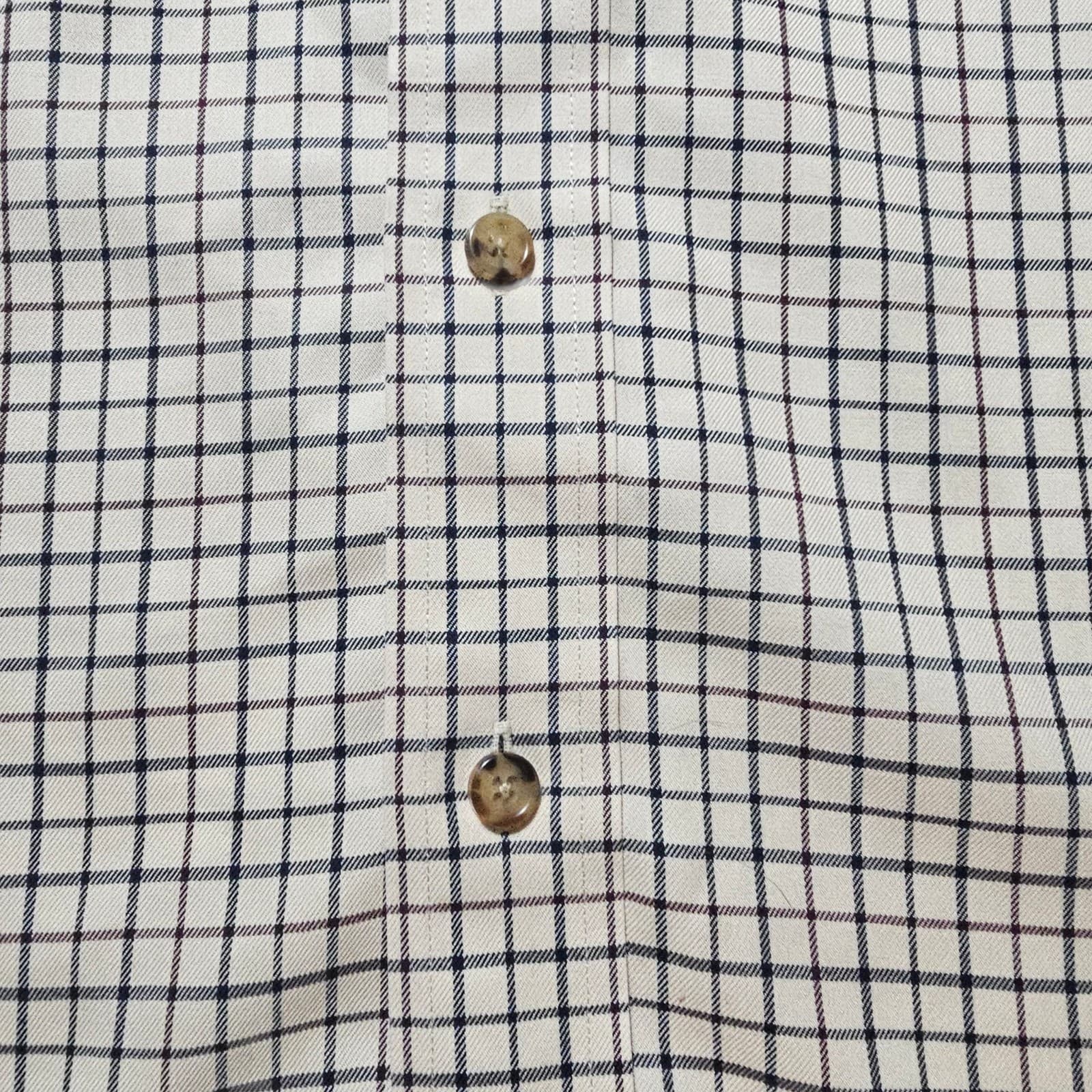 Brooks Brothers Mens Button Up Shirt 100% Cotten Mens Size Large - Thumbnail 8