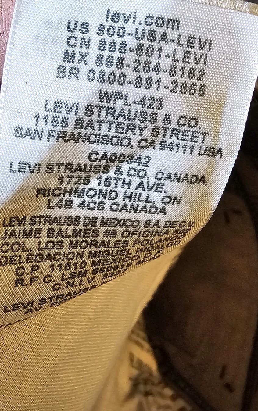 Levis Boys Size 14 Regular 2 Peice Lot 511 And 514 Skinny (2 Pairs Of Jeans) - Thumbnail 16