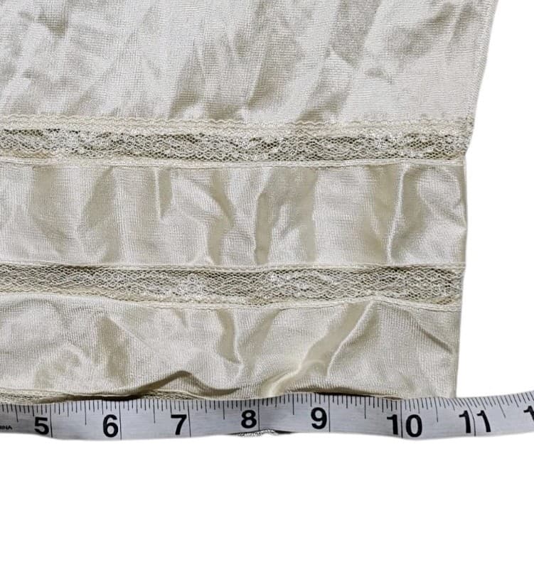 Adonna Vintage white 100% nylon petti pants/bloomers Slip size M - Thumbnail 8