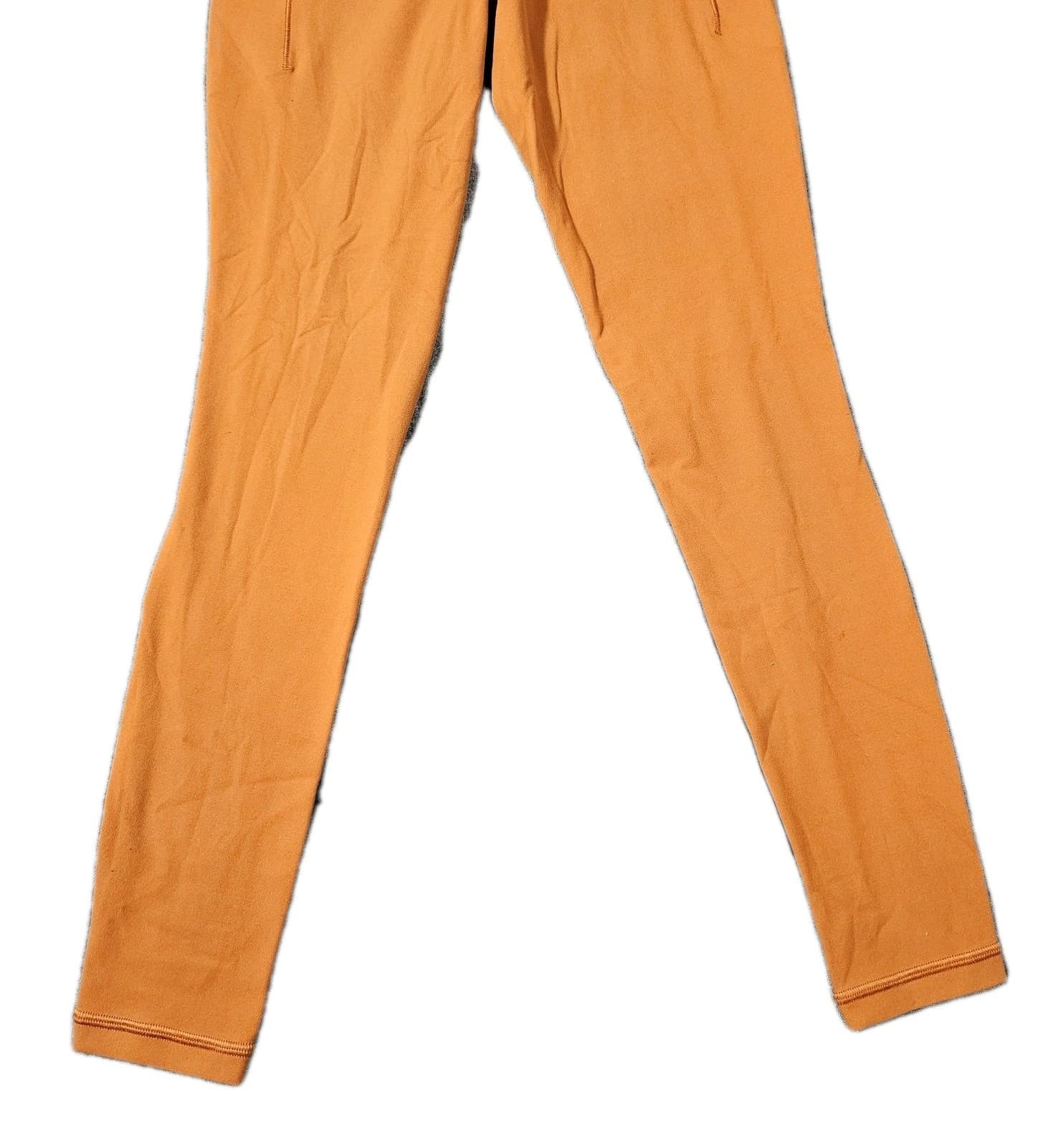 Athleta Salutation Stash Pocket 2 Extra Small Burnt Orange Leggings High Rise - Thumbnail 4