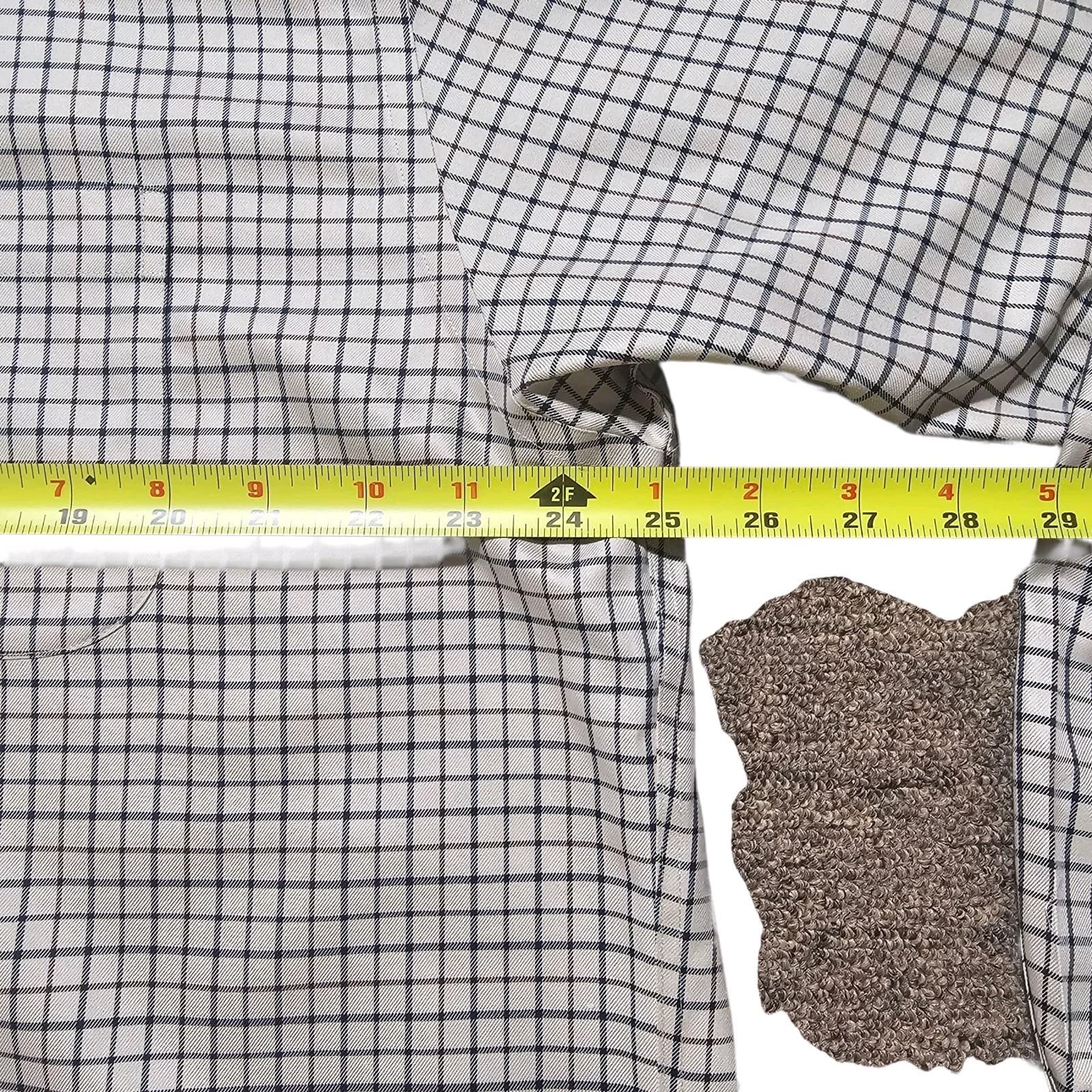 Brooks Brothers Mens Button Up Shirt 100% Cotten Mens Size Large - Thumbnail 10