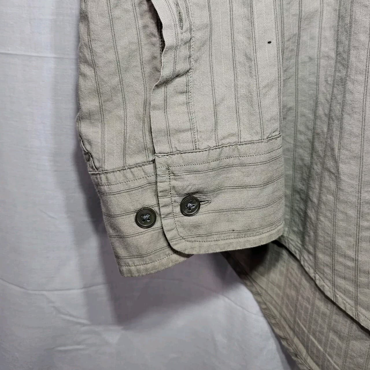 Banana Republic Dress Shirt Mens Medium Button Up Long Sleeve - Thumbnail 12