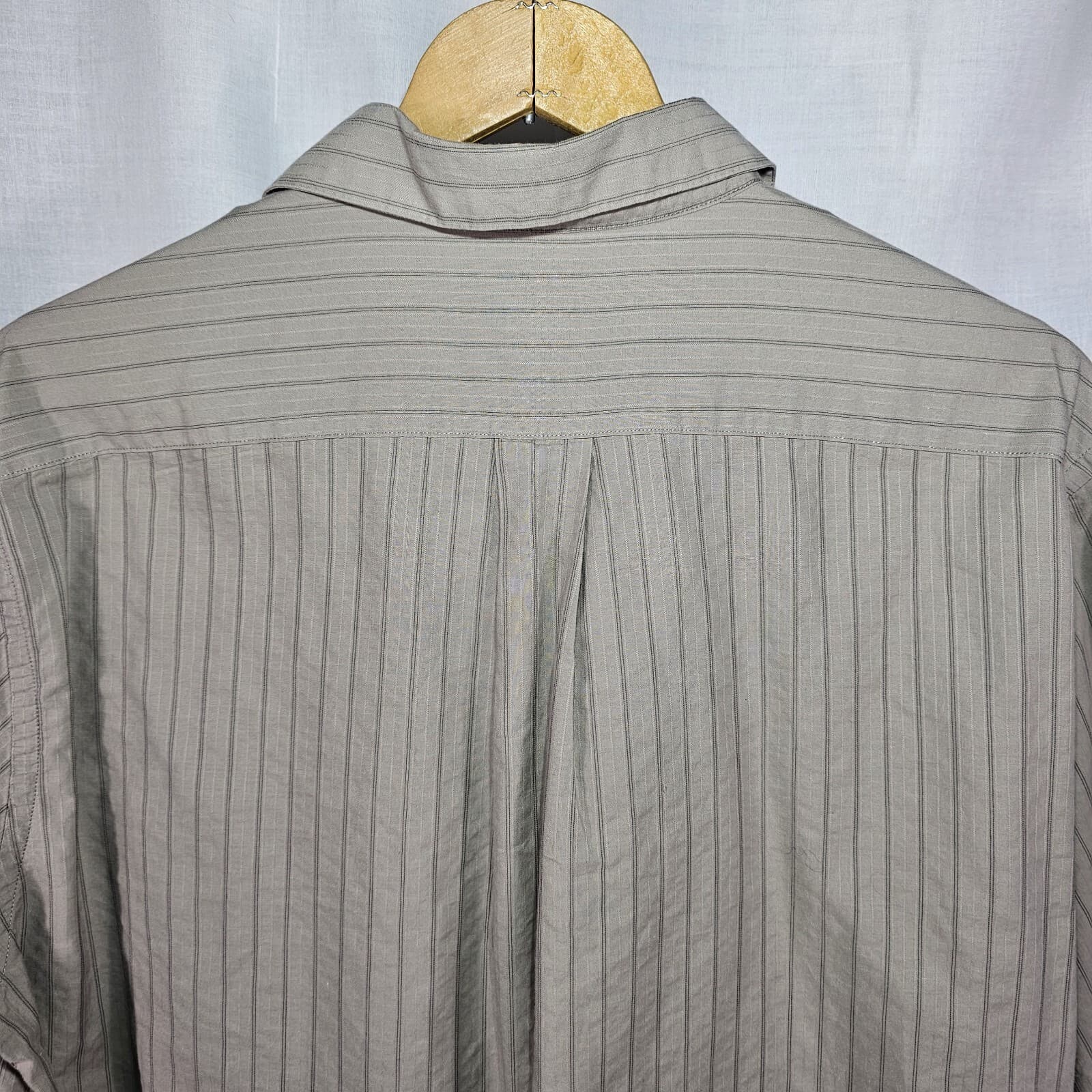 Banana Republic Dress Shirt Mens Medium Button Up Long Sleeve - Thumbnail 14