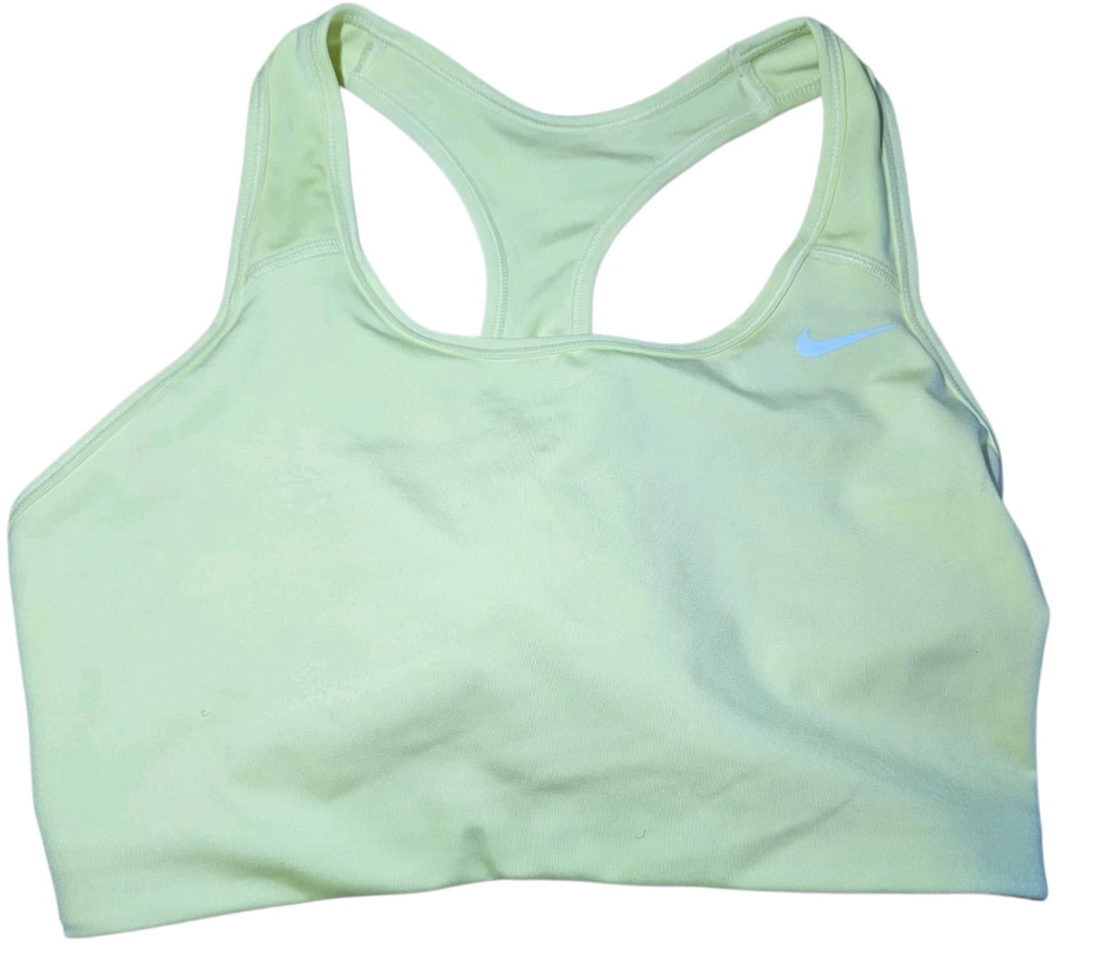 Nike Women's Dri-Fit Sports Bra Neon Yellow Green Sz S - Thumbnail 10