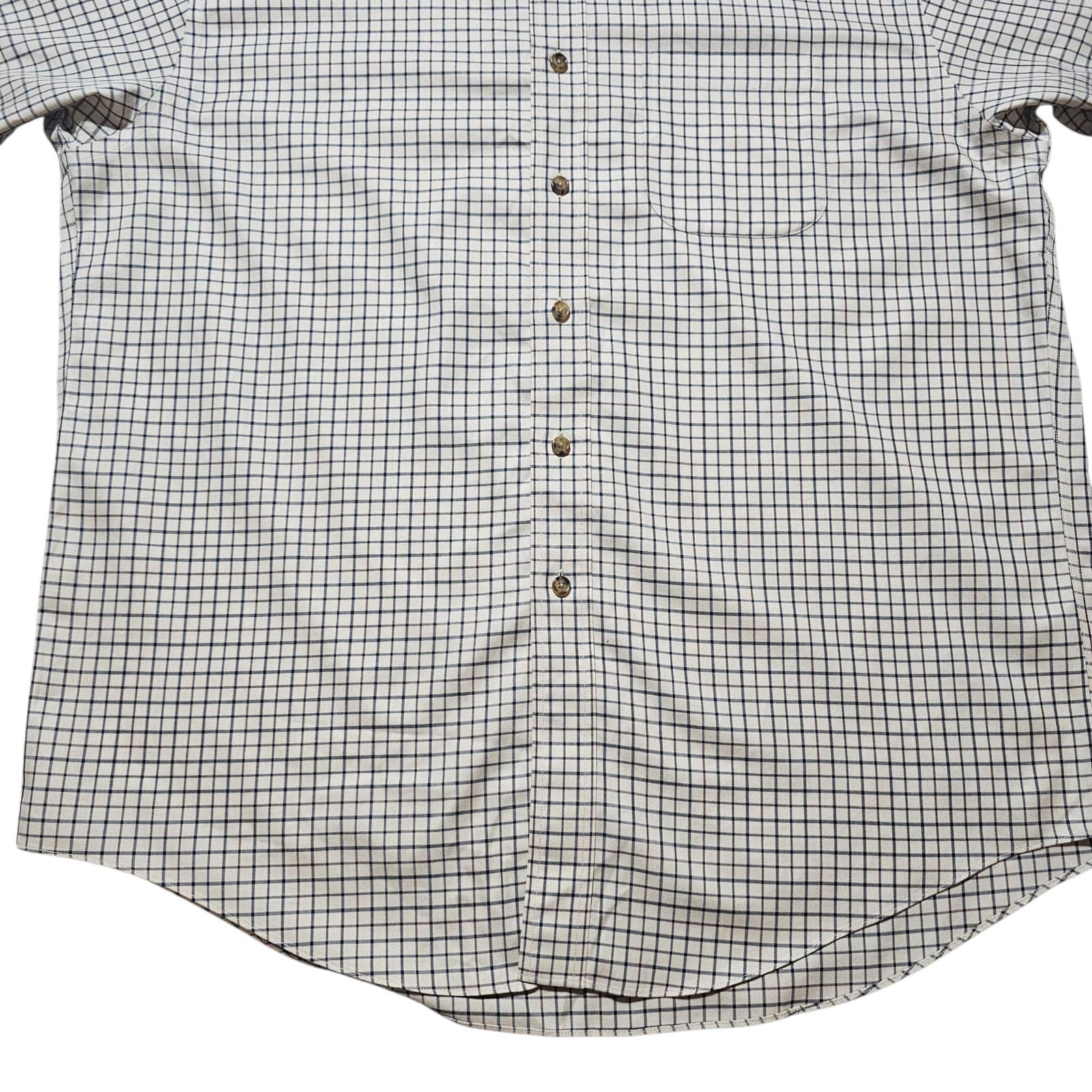 Brooks Brothers Mens Button Up Shirt 100% Cotten Mens Size Large - Thumbnail 3
