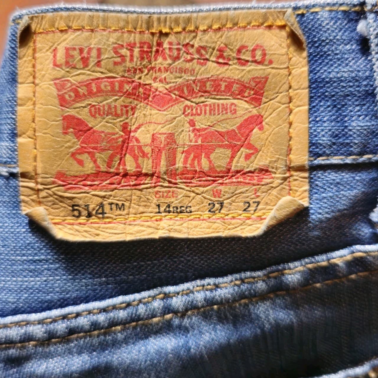 Levis Boys Size 14 Regular 2 Peice Lot 511 And 514 Skinny (2 Pairs Of Jeans) - Thumbnail 11