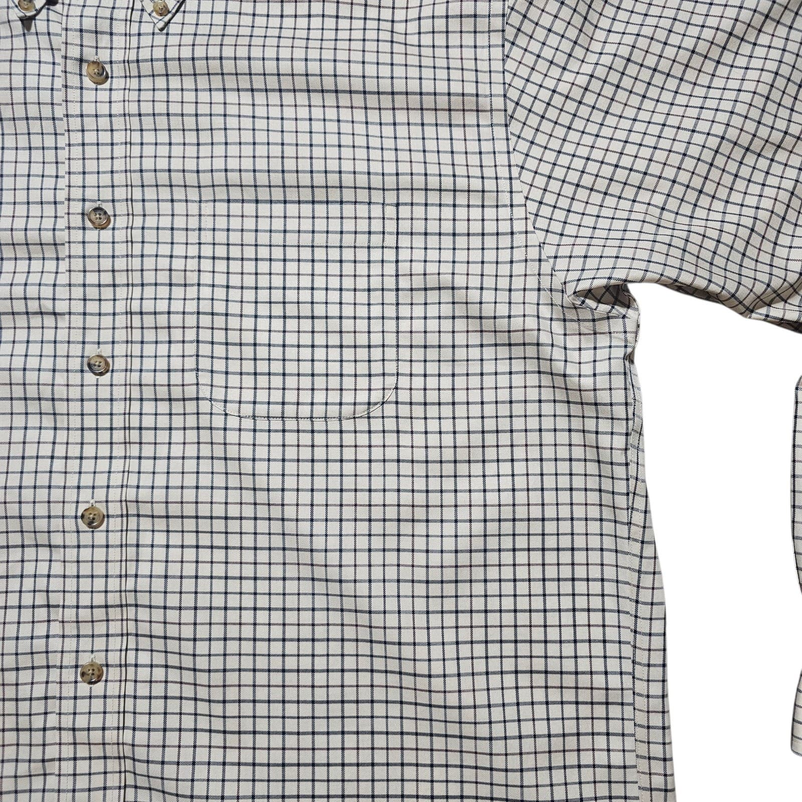 Brooks Brothers Mens Button Up Shirt 100% Cotten Mens Size Large - Thumbnail 5