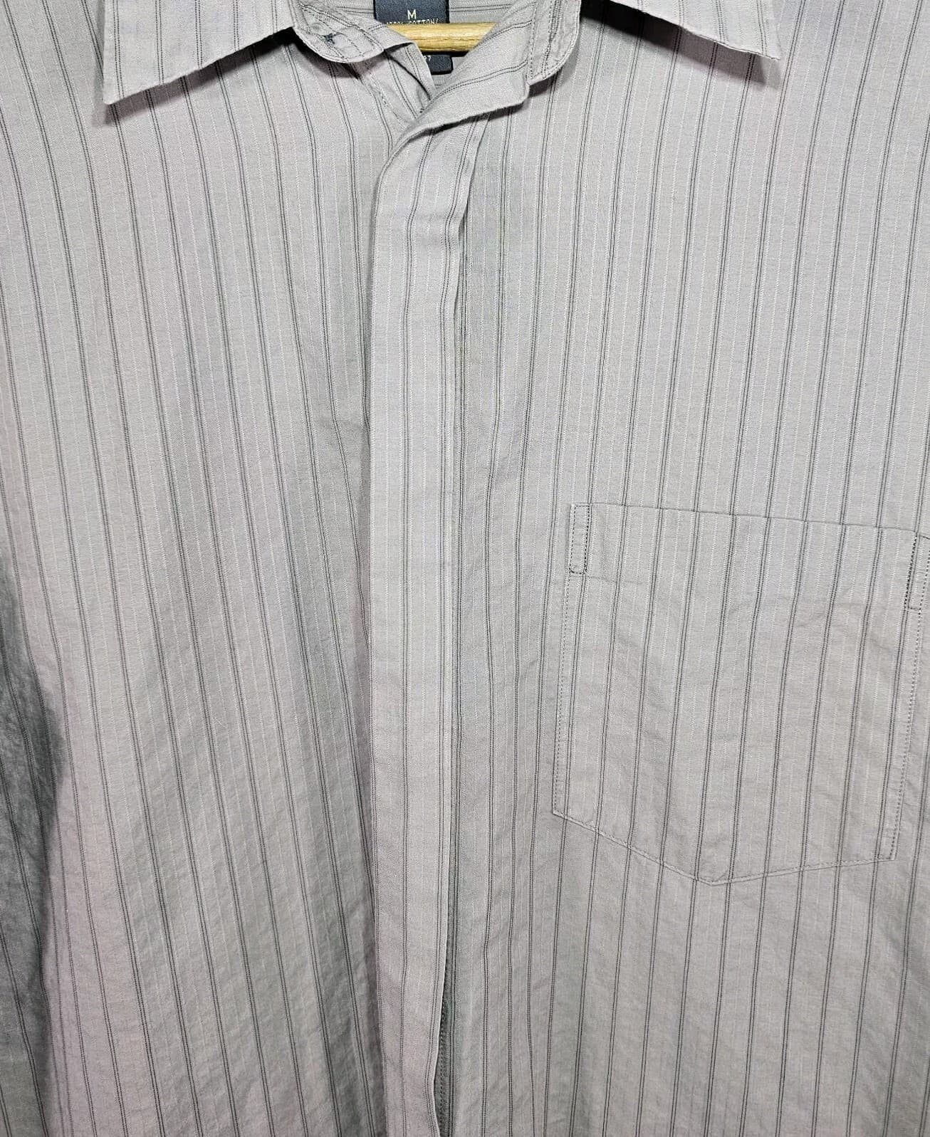 Banana Republic Dress Shirt Mens Medium Button Up Long Sleeve - Thumbnail 11