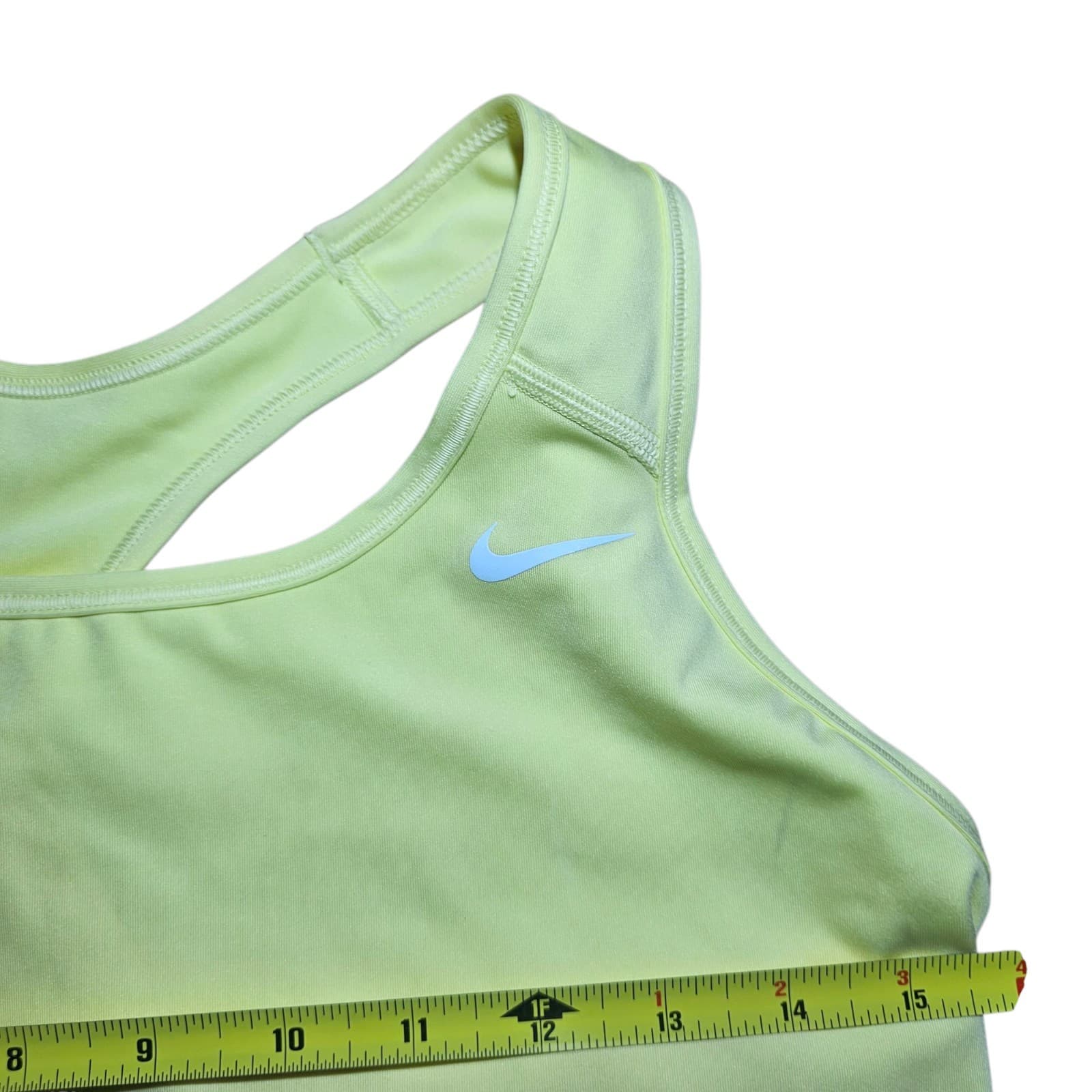 Nike Women's Dri-Fit Sports Bra Neon Yellow Green Sz S - Thumbnail 21