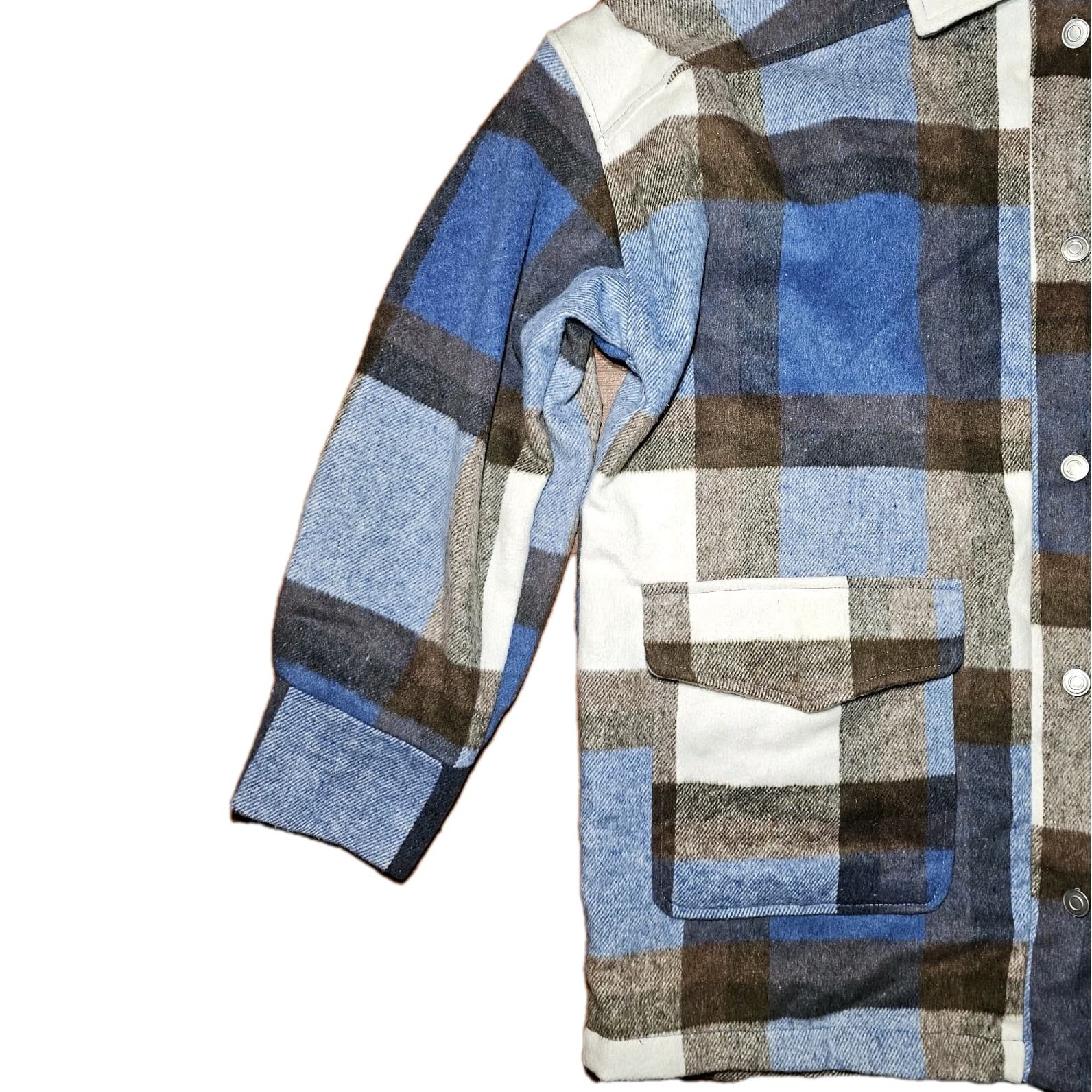 Hyfve Plaid Oversized Jacket Woman's Medium - Thumbnail 5