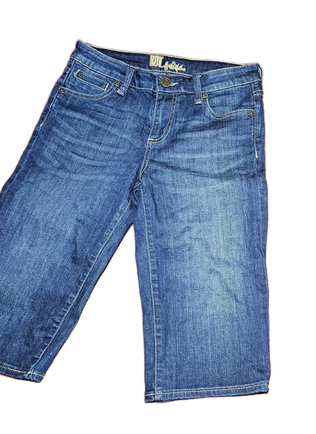 Kut From The Cloth Women's Size 2 Denim Jean Bermuda Shorts - Thumbnail 2