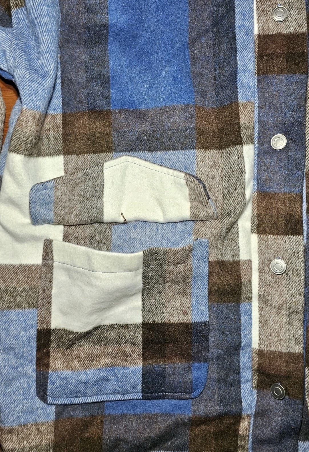 Hyfve Plaid Oversized Jacket Woman's Medium - Thumbnail 6