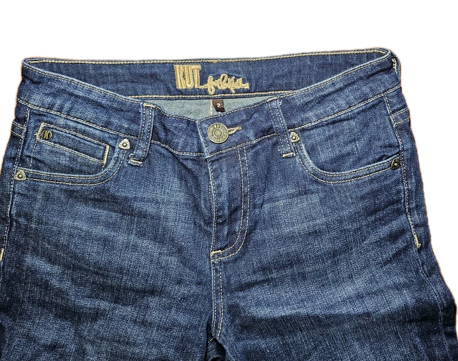 Kut From The Cloth Women's Size 2 Denim Jean Bermuda Shorts - Thumbnail 4