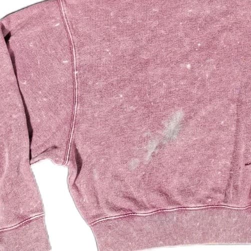 Pink Victorias Secret Size Medium Mauve Cropped Hooded Sweatshirt Cozy Comfy - Thumbnail 14
