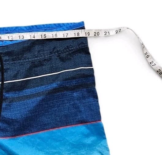 Burnside Men's Size 36 Board Shorts Gradient Pattern Swim Trunks - Thumbnail 6
